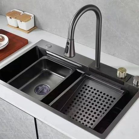 Chiuveta Bucatarie Inox Cu Baterie Inclusa - vivimall.ro