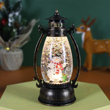 Decoratiune Luminoasa, Felinar De Craciun, Cu Lumina Led, Ornament , Cu Maner - vivimall.ro