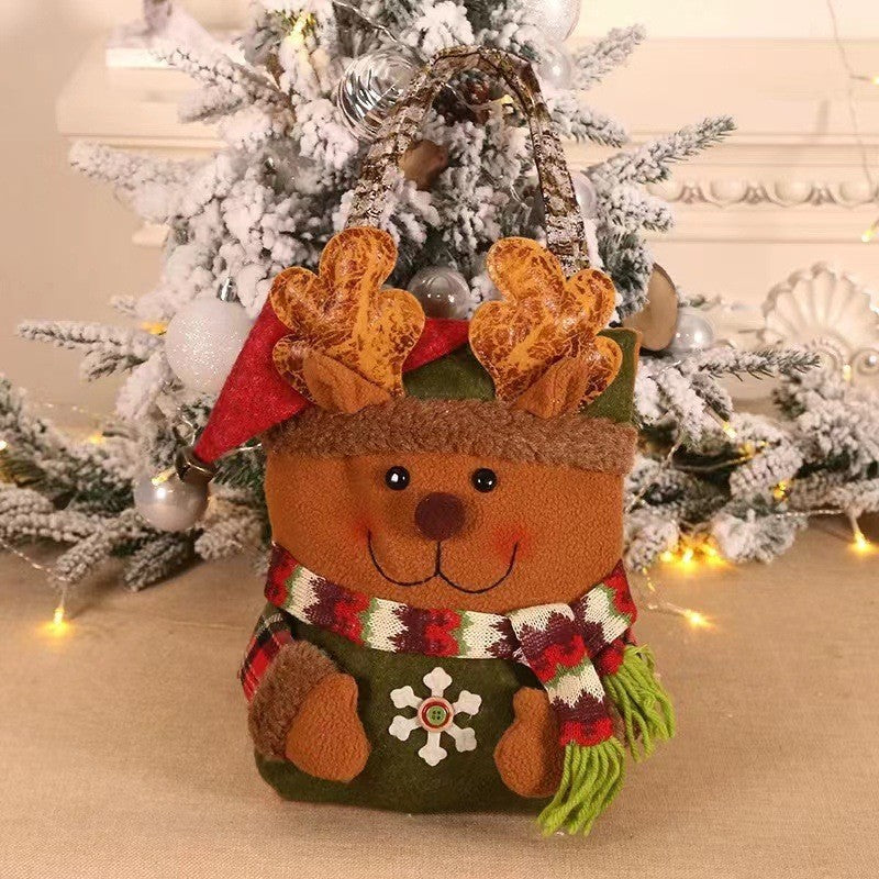 Geanta Pentru Cadouri De Craciun, Decoratiune Sarbatori - vivimall.ro