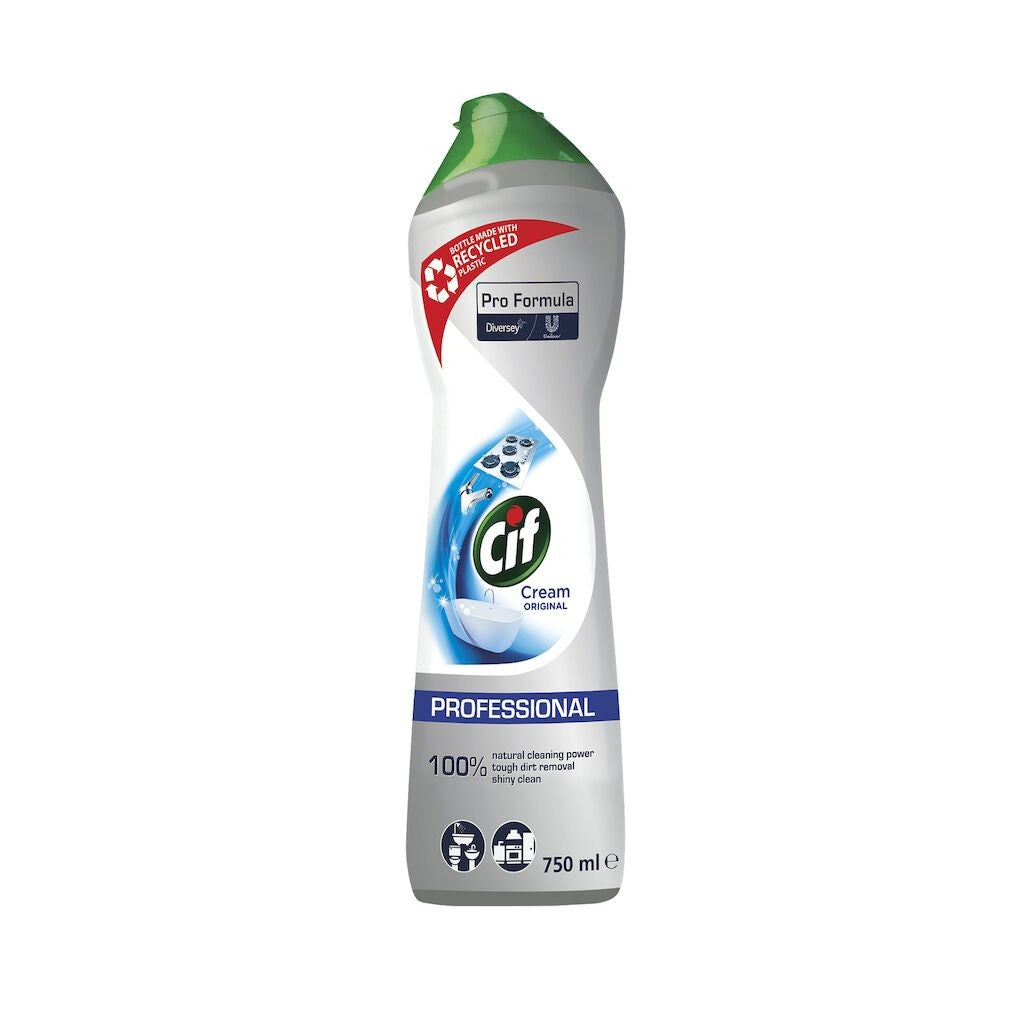 Pachet CIF Professional Cream – Crema de Curatare Non-Abraziva, 8×0.75 L - vivimall.ro