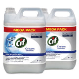 Pachet CIF Professional Cream – Crema de Curatare Non-Abraziva, 2×5 L - vivimall.ro