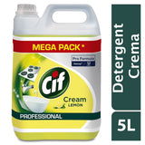 Pachet CIF Professional Cream Lemon – Crema de Curatare Non-Abraziva cu Lamaie 2×5 L - vivimall.ro