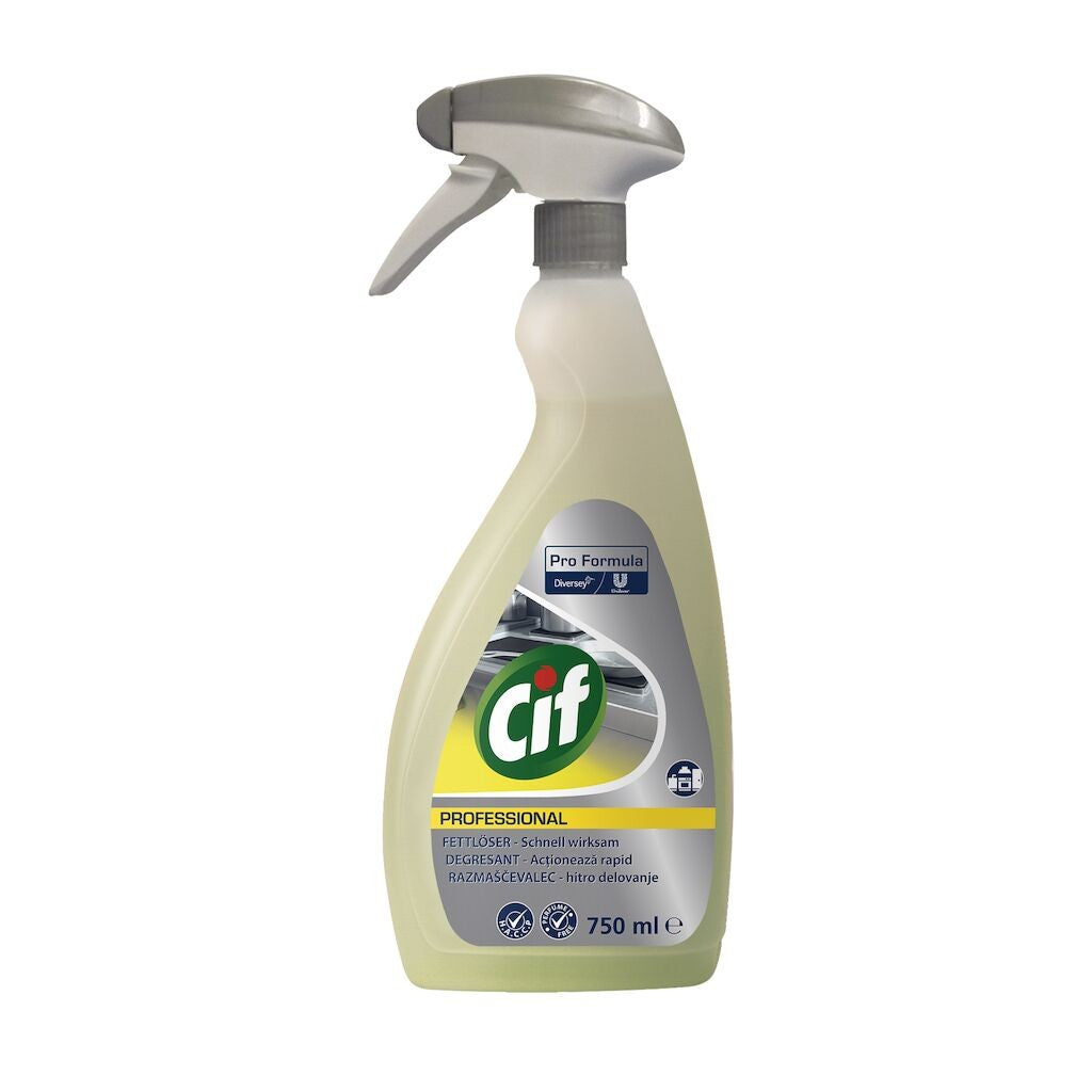 Pachet CIF Professional Degreaser – Degresant Profesional, 6×0.75 L - vivimall.ro