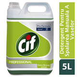 Pachet CIF Professional Dishwasher Extra Strong Lemon – Detergent pentru Spalarea Manuala a Vaselor, cu Lamaie, 2×5 L - vivimall.ro