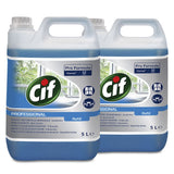 Pachet CIF Professional 2×5 L pe raft, detergent profesional geamuri și suprafețe interioare