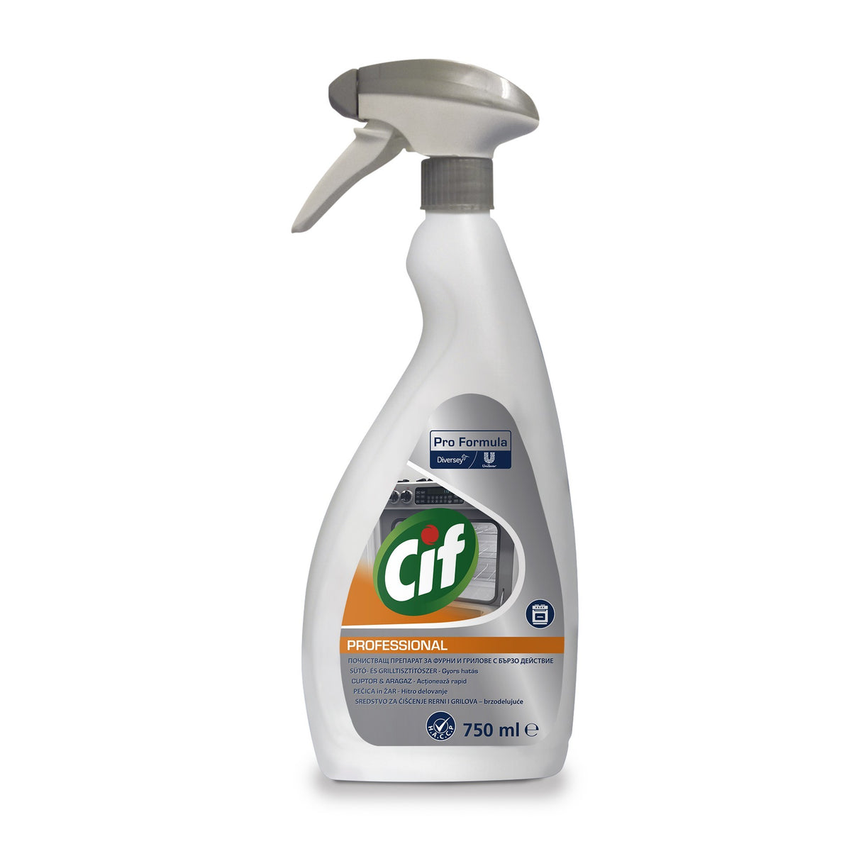 CIF Professional Oven & Grill Cleaner – Detergent pentru Cuptoare si Gratare 0,75 L - vivimall.ro