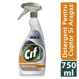 Pachet CIF Professional Oven & Grill Cleaner – Detergent pentru Cuptoare si Gratare 6×0,75 L - vivimall.ro