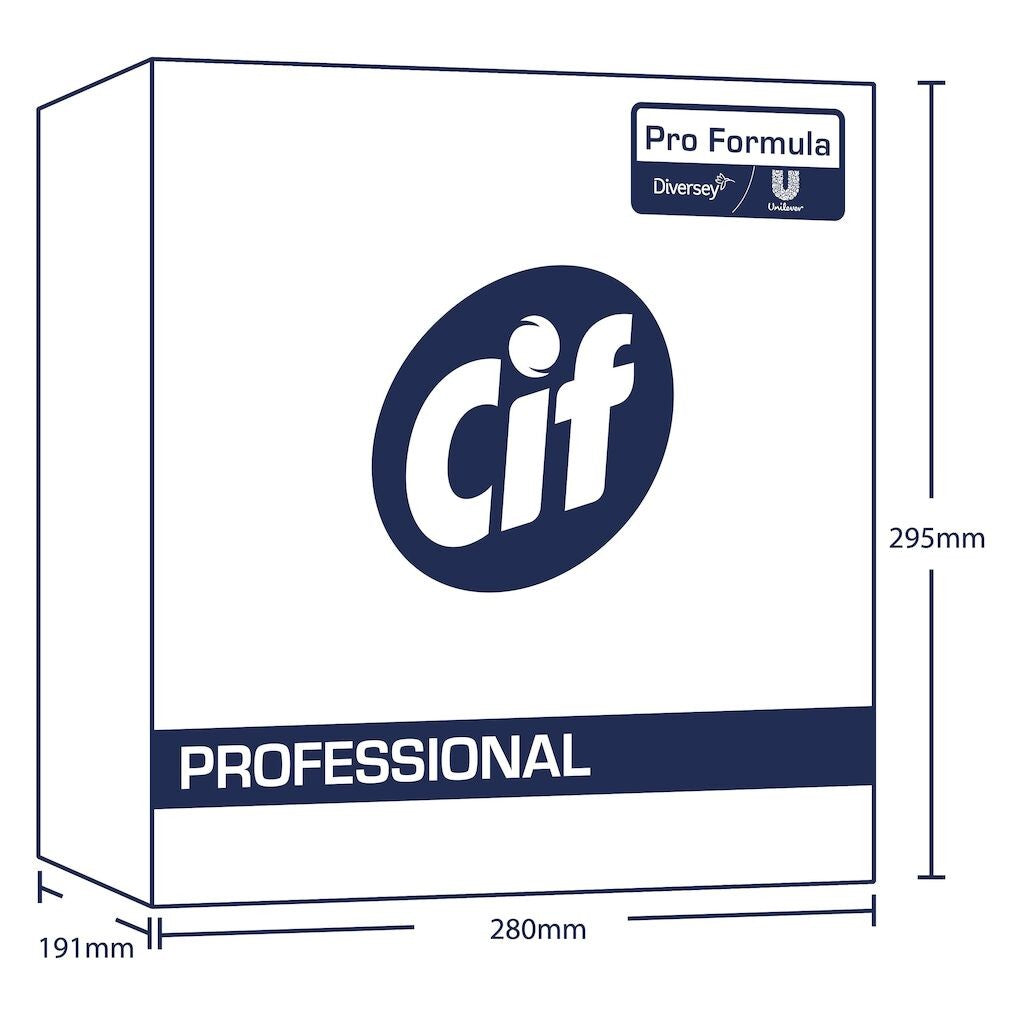 Pachet CIF Professional Washroom – Detergent si Detartrant pentru Suprafetele din Baie, 2×5 L - vivimall.ro