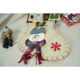 Ciorap Cadouri, Flippy,cu model om de zapada,crem, marimea 20x40 cm, textil, interior - vivimall.ro