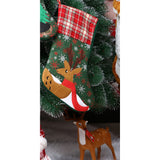 Ciorap Cadouri, Flippy,cu model ren, verde, marimea 20x40 cm, textil, interior - vivimall.ro