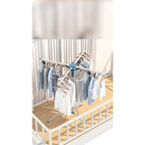 Uscator De Rufe, Tip Umbrela, Pliabil, Telescopic, Pentru Interior-Exterior, Cu Patru Tije, Picior Anti-Alunecare, Inaltime Ajustabila, 108 Pana La 165 Cm - vivimall.ro