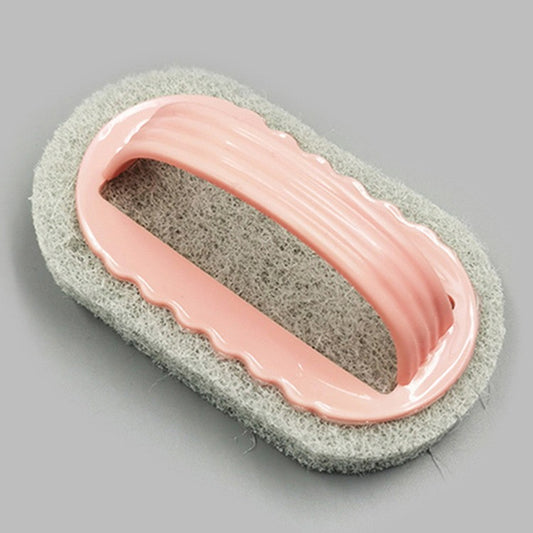 Perie Burete de curatat cu maner, Vivimall, perie pentru gresie, baie, Bucatarie Roz - vivimall.ro