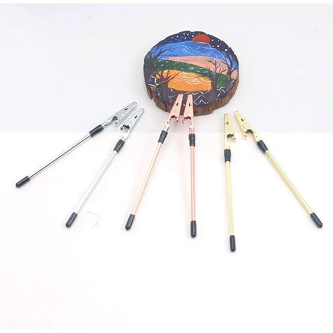 Clema mini pentru fixarea bijuteriilor, Vivimall, din Metal, Ajutor pentru Bratari, Incuietori, Fermoare, Ajustare, Clema pentru Gura, 15.5 cm, Auriu Rose - vivimall.ro