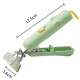 Clema Pentru Boluri, Anti-Alunecare, Din Silicon, De Uz Casnic, Rezistent La Temperaturi Inalte, Model Animat, Maner Si Cleste Inox, 12.5X3.6 Cm, Verde - vivimall.ro