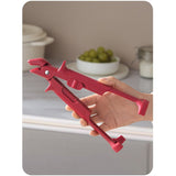 Cleste Anti-Oparire, Flippy, Rezistent la Temperaturi Ridicate, 24 x 6.5 cm, Rosu