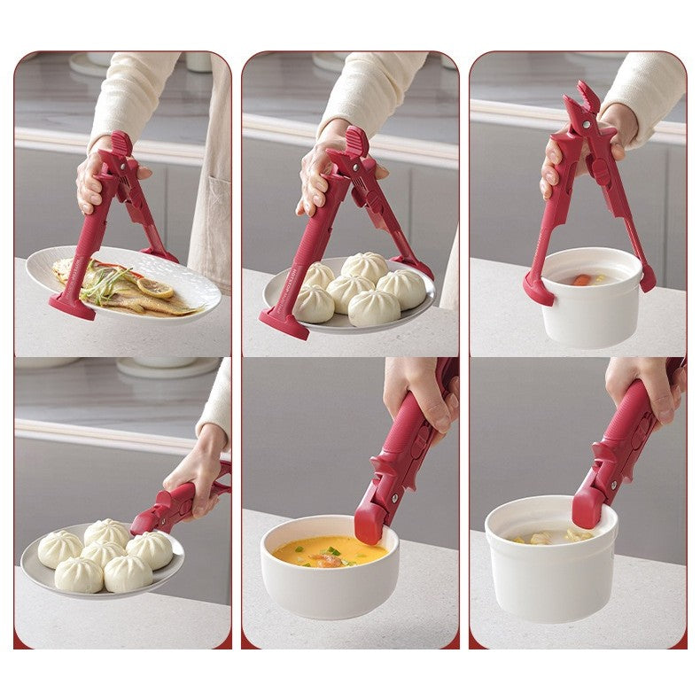 Cleste Anti-Oparire, Flippy, Rezistent la Temperaturi Ridicate, 24 x 6.5 cm, Rosu