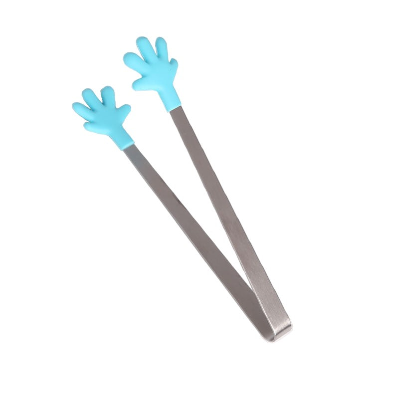 Cleste Creativ Pentru Mancare, Model Manute Din Silicon, 14.5X3 Cm, Rezistent La Temperaturi Inalte Si Coroziune - vivimall.ro