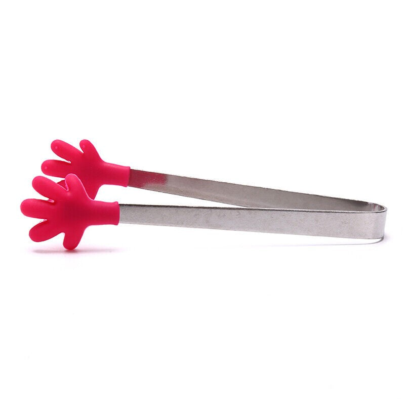 Cleste Creativ Pentru Mancare, Model Manute Din Silicon, 14.5X3 Cm, Rezistent La Temperaturi Inalte Si Coroziune - vivimall.ro