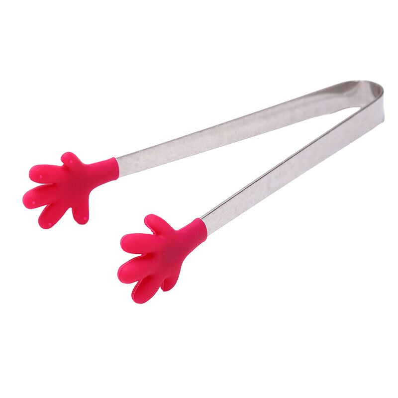 Cleste Creativ Pentru Mancare, Model Manute Din Silicon, 14.5X3 Cm, Rezistent La Temperaturi Inalte Si Coroziune - vivimall.ro