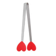 Cleste Creativ Pentru Mancare, Model Inimioare Din Silicon, 14.5X3 Cm, Rezistent La Temperaturi Inalte Si Coroziune - vivimall.ro