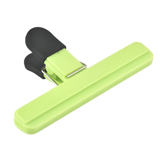 Cleste Multifunctional pentru Sigilarea Pungilor, Vivimall, din Plastic, Mentine Alimentele Proaspete, 15x7.5 cm, Verde - vivimall.ro