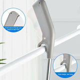 Cleste pentru Colectarea Deseurilor, Flippy, din Metal si Plastic, 96.5 cm, Fara Maini Murdare, Gri - vivimall.ro