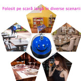 Clopotel Metalic Multifunctional, Cu Imprimeu Smiley Face, Receptie, Restaurant, Cafenele