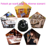 Clopotel Metalic Multifunctional, Cu Imprimeu Smiley Face, Receptie, Restaurant, Cafenele