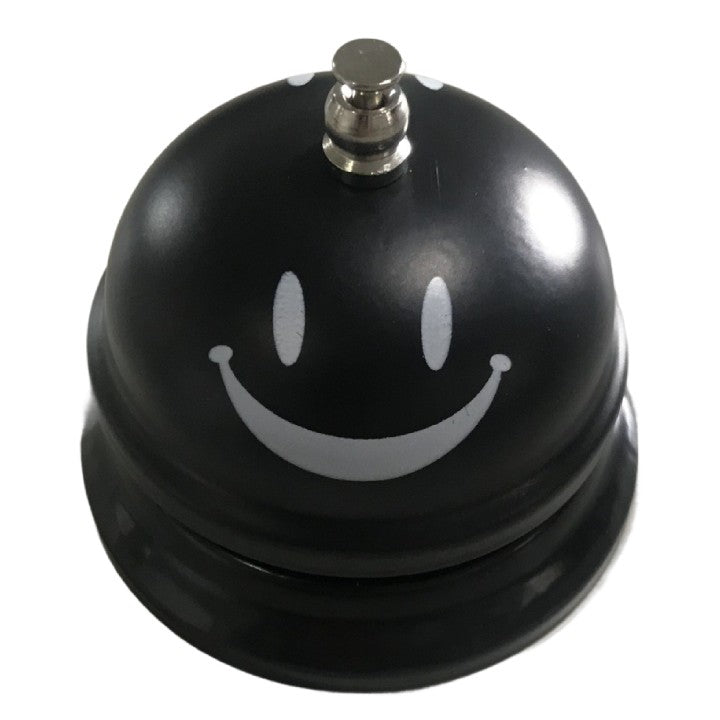 Clopotel Metalic Multifunctional, Cu Imprimeu Smiley Face, Receptie, Restaurant, Cafenele