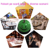 Clopotel Metalic Multifunctional, Cu Imprimeu Smiley Face, Receptie, Restaurant, Cafenele