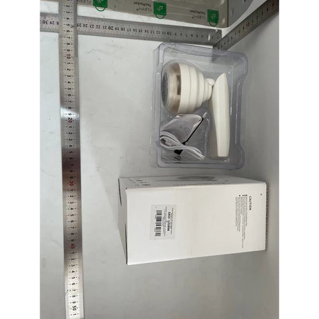 Aparat Pentru Curatat Scame, Par Si Praf, Vivimall, Trimmer pentru Diferite Tipuri De Material, Cu Lame Din Otel Inoxidabil, Maner Flexibil, Incarcare Prin USB, 13x8 cm, Alb