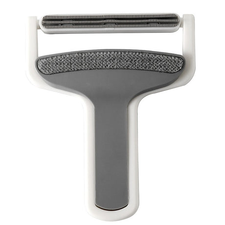 Perie de Indepartarea a Parului si Scamelor, Vivimall, 12 x 15 cm, Maner Confortabil, Alb/Gri - vivimall.ro