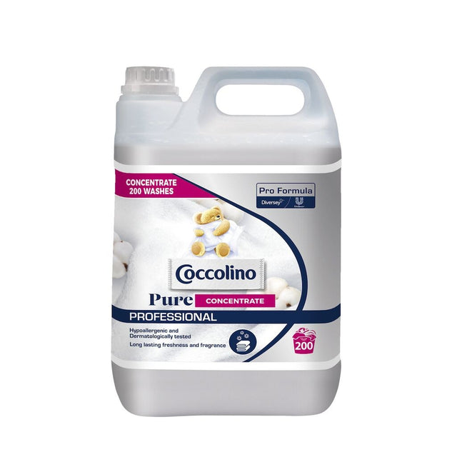 Coccolino Professional Pure Concentrated – Balsam Concentrat de Rufe, 5 L - vivimall.ro