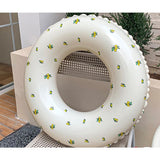 Colac De Inot Gonflabil Pentru Copii, Galben, Model Cu Lamai, Diametru 66 Cm - vivimall.ro