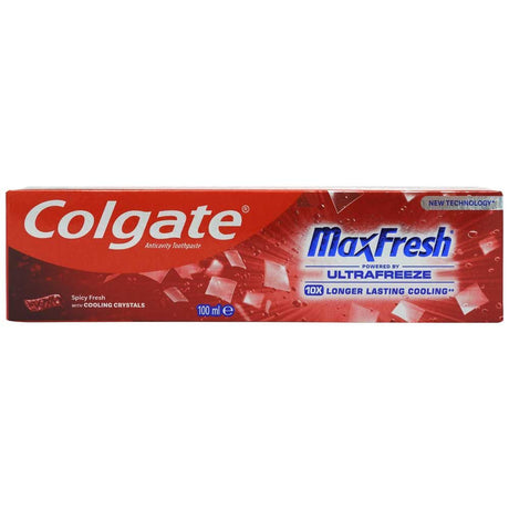 Pasta de Dinti, Colgate, Max Fresh Cooling Crystal, 100 ml - vivimall.ro