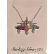 Colier Argint 925 Avion Prin Nori Cu Zirconiu, Colorat - vivimall.ro