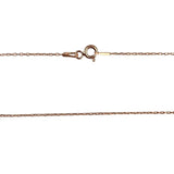 Colier Argint 925, Balerina Cu Zirconii Placat Cu Aur 41 Cm