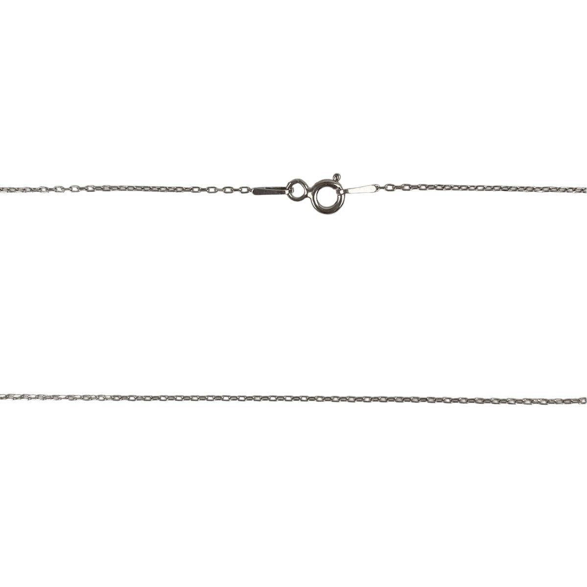 Colier Argint 925, Cerc Rasucit Cu Zirconii 41 Cm