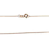 Colier Argint 925, Copac Cu Zirconii Placat Cu Aur Roz 40 Cm