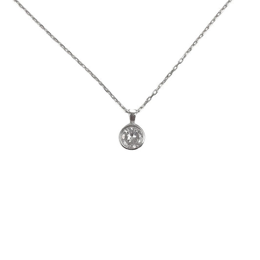 Colier Argint 925 cu Pandantiv Rotund 40 cm - vivimall.ro