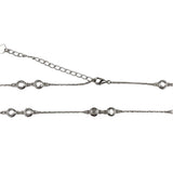 Colier Argint 925 Cu Pietre, Reglabil, 40+6 Cm