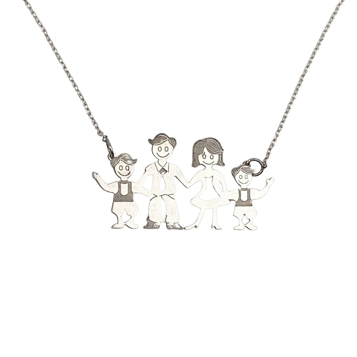 Colier Argint 925 Familie, 40+5 Cm