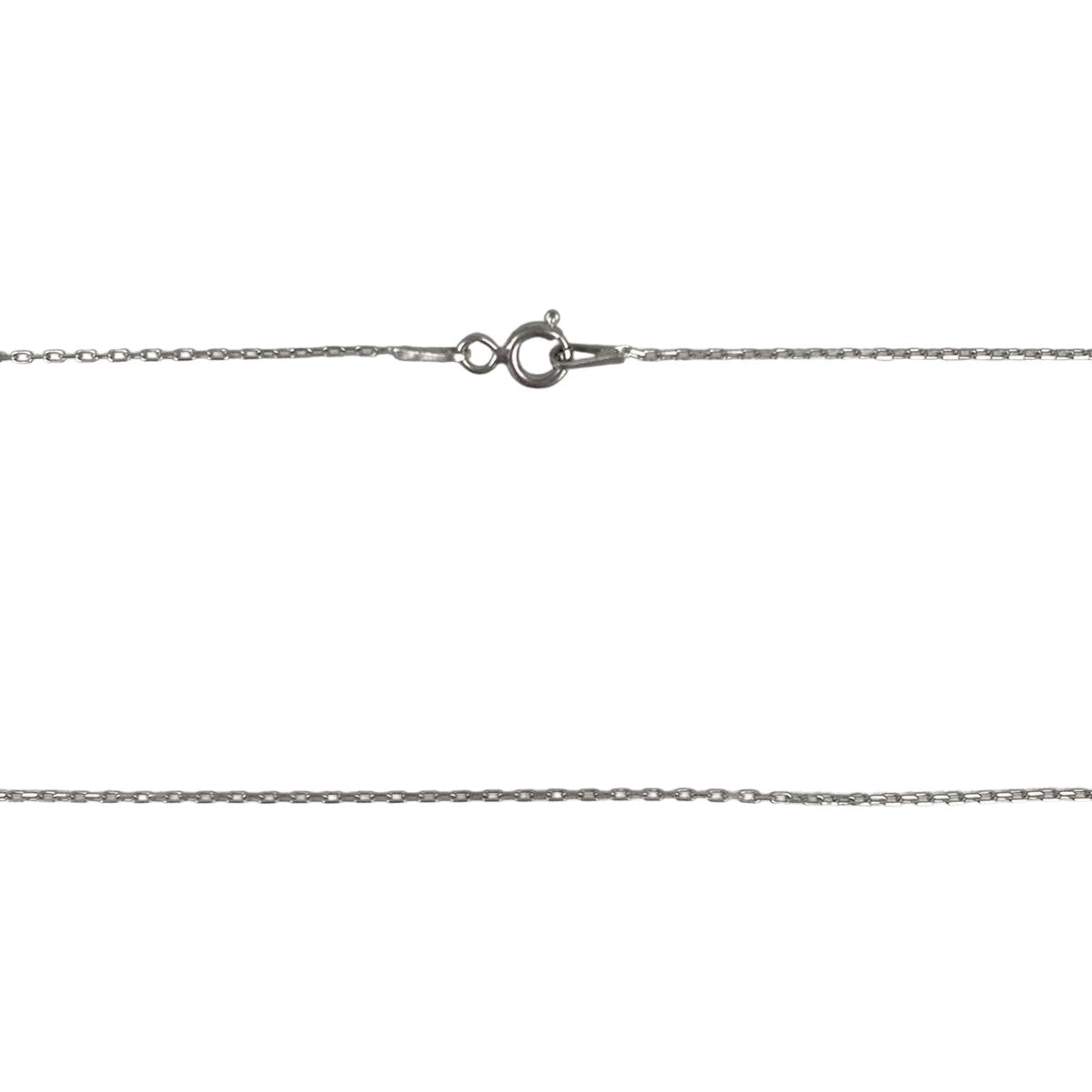 Colier Argint 925 Floare Zirconii 40 Cm
