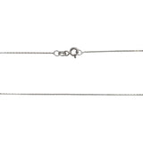 Colier Argint 925 Floare, Zirconii E 42 Cm