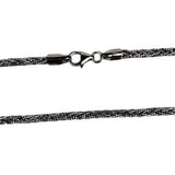 Colier Argint 925, Impletit Stralucitor 44 Cm