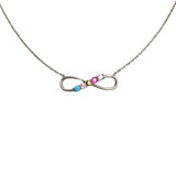 Colier Argint 925, Infinit Cu Zirconii E 40 Cm