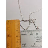 Colier Argint 925 Inima Si Cheie, Jolie Silver, 2.3G