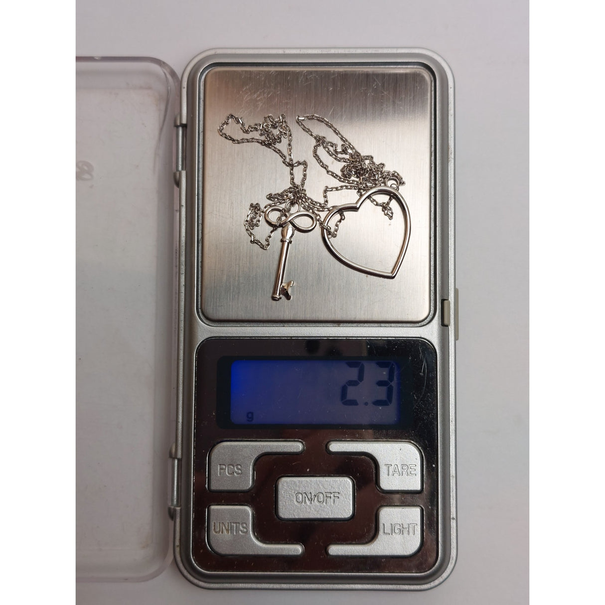 Colier Argint 925 Inima Si Cheie, Jolie Silver, 2.3G