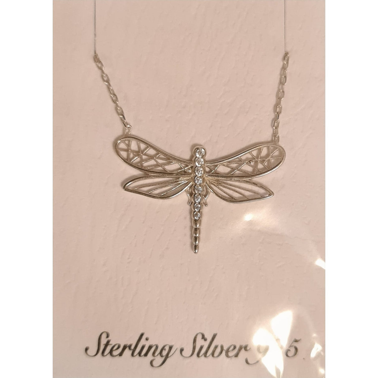 Colier Argint 925 Libelula, Cu Zirconiu - vivimall.ro