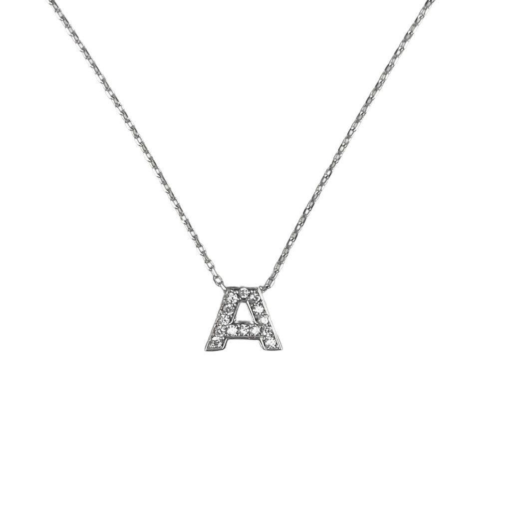 Colier Argint 925 Litera A, 50 Cm